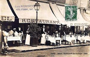 Oran - Hotel-Restaurant de l'Europe - 1909